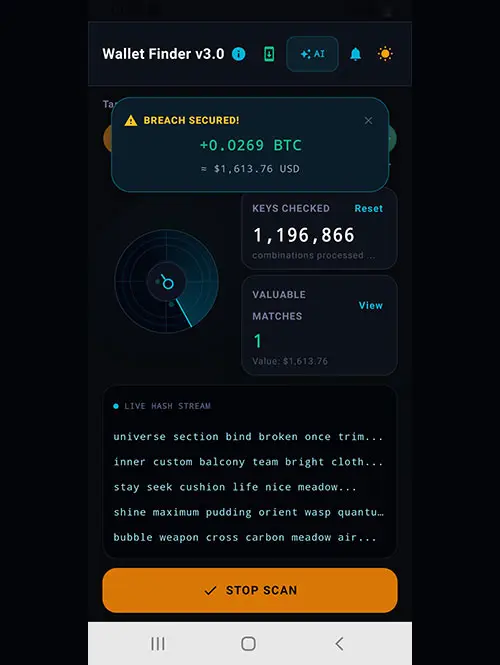 Live network scanning